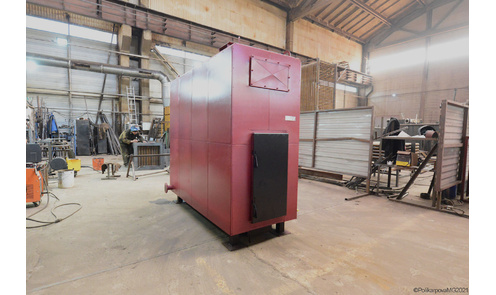 Дровяной твердотопливный котел 0.23 МВт / 230 кВтт HeatExpert с длинной топкой